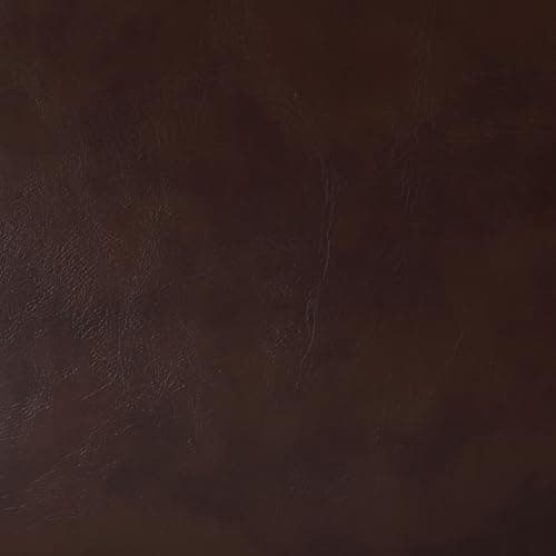 Simore Dark Brown Faux Leather Swivel Accent Chair