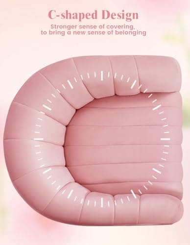 Pink Velvet Swivel Barrel Chair with Armrest, Ideal for Bedroom, Teens, or Nursery