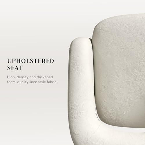 ANJ Beige 360 Swivel Velvet Barrel Chairs, Modern Luxury Living Room Sets