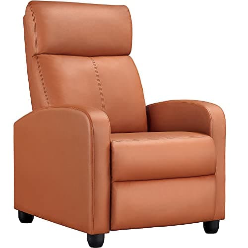 Modern Black Fabric Recliner Chair for Living Room