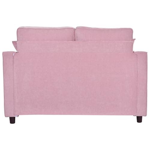 55" Oversized Indoor Chaise Lounge Sofa Bed with Tufted Seat & Detachable Pillows