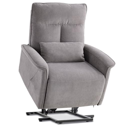 Electric Power Lift Recliner Chair for Elderly (Brown)