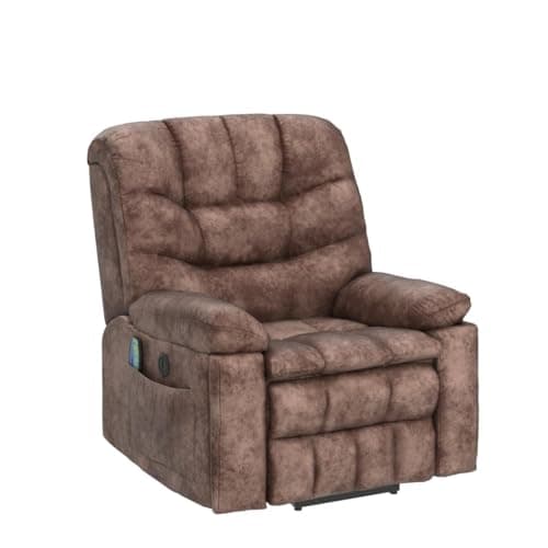 CANMOV Large Power Recliner Chairs with Massage & Heat for Elderly
