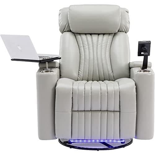 Black Power Motion Recliner with USB Charging Port and Hidden Arm Storage
| 2 Convenient Cup Holders Black Power Motion Recliner 360° Swivel Tray Table
| Black Power Motion Recliner 360° Swivel Tray Table with USB Charging Port