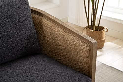 COOLMORE 360 Degree Swivel Barrel Chair, Comfy Living Room Accent Sofa