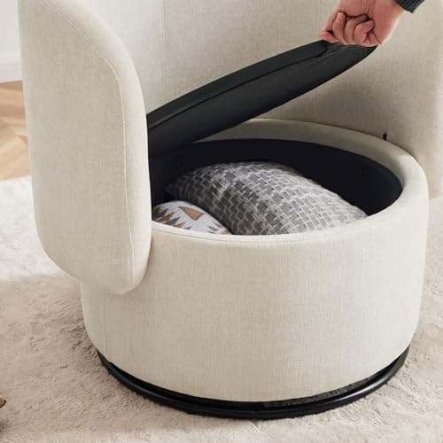 Modern Swivel Storage Chair for Living Room and Bedroom