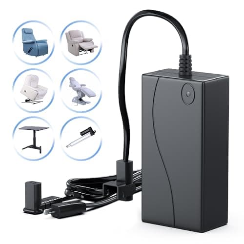 Limoss OKIN 29V 2A Recliner Power Supply with Extension Cord
