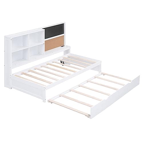 Merax Blackboard Twin Daybed with Storage and USB Ports