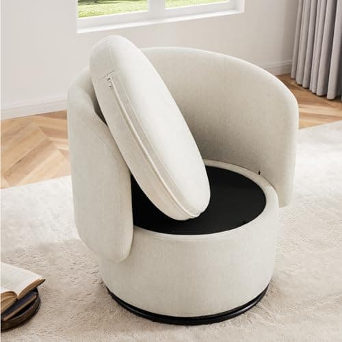 Modern Swivel Storage Chair for Living Room and Bedroom