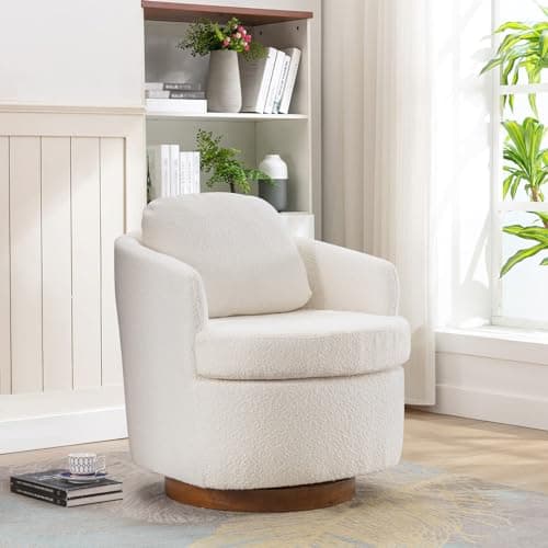Modern Swivel Accent Chair for Nursery, Living Room, Bedroom, and Club