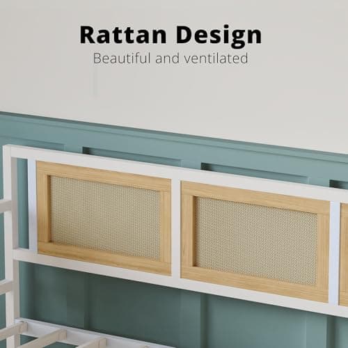 ANCTOR Rattan Twin Day Bed with StorageDrawers