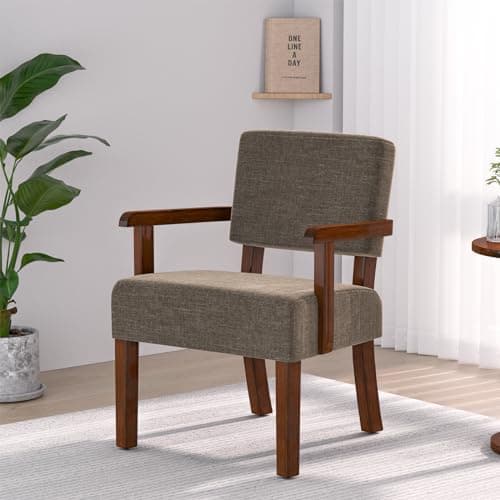 Oversized Accent Chair with Soft Seat and Armrests for Various Rooms