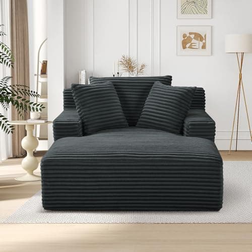 Oversized Chaise Lounge Chair for Indoor Use