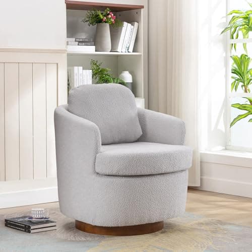 Modern Swivel Accent Chair for Nursery, Living Room, Bedroom, and Club