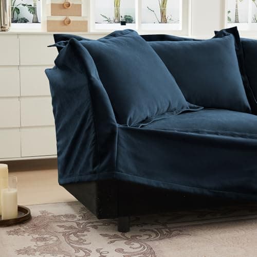 156" W Modern Chenille U-Shaped Sofa with Ottoman, Comfy 4-Seater for Living Room, Office