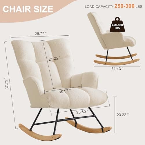 Teddy Upholstered Nursery Rocking Chair