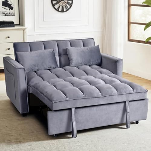 FLEXISPOT XCT4 3-in-1 Convertible Sofa Bed, Gray