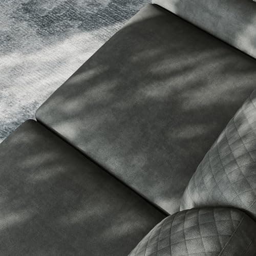 Vesgantti Mid Century Grey 65" Loveseat, Comfortable Living Room Sofa