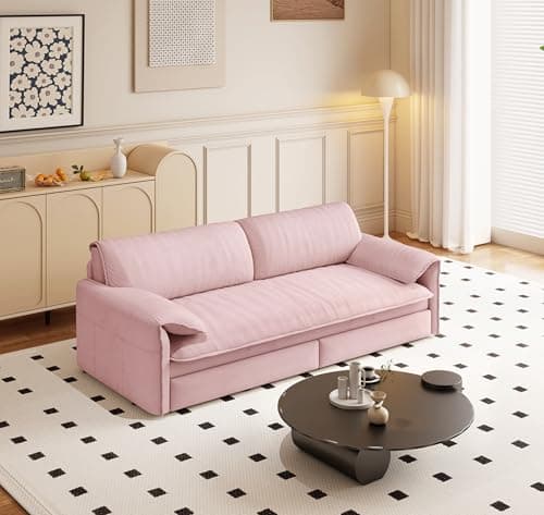 Eafurn Queen Size 3-in-1 Pull Out Sofa Bed with Storage Velvet Couch