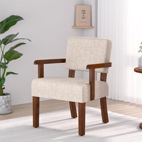 Oversized Accent Chair with Soft Seat and Armrests for Various Rooms