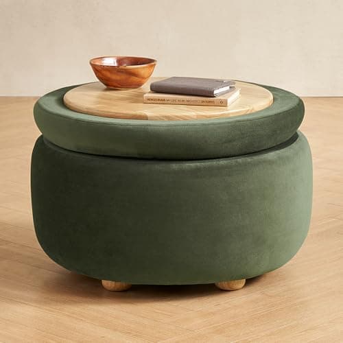 Mopio Sophie 51" Curved Ottoman Storage Bench, Bedroom Seating & Storage