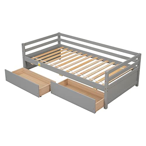 Bellemave Daybed with Storage Drawers - Gray