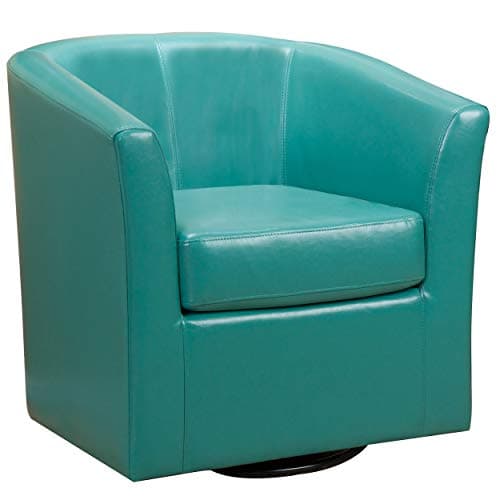 Christopher Knight Home Red Daymian PU Swivel Club Chair 29Dx30Wx30.25H