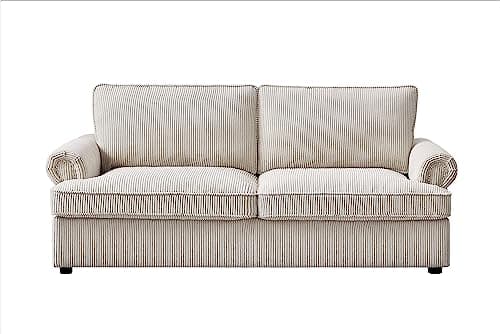 Memory Foam Reversible Sleeper Sofa: Comfortable Full Size Bed Couch for Living Rooms