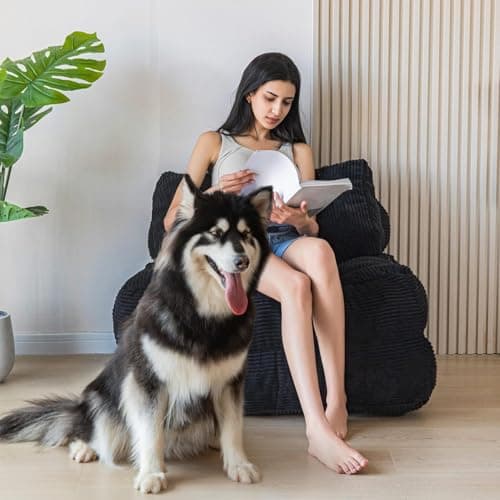 Folding Sofa Bed for Living Room or Bedroom - Black