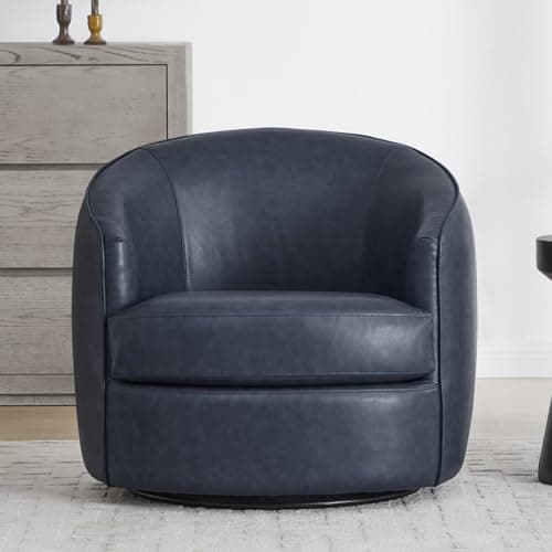 Chita Grey FSC Certified Swivel Office Chair, Living Room Accent