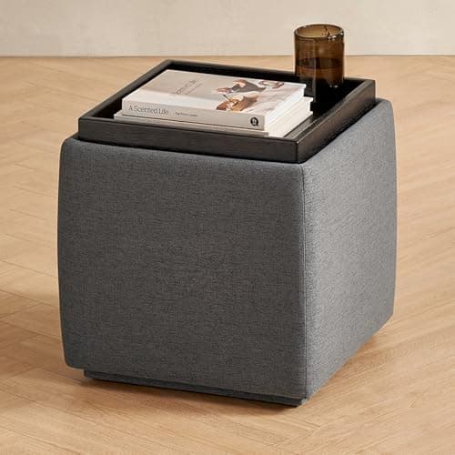 Mopio Sophie 51" Curved Ottoman Storage Bench, Bedroom Seating & Storage