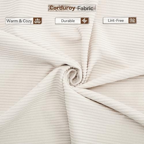 Beige Cylindrical Pillow Convertible Sleeper Sofa Bed