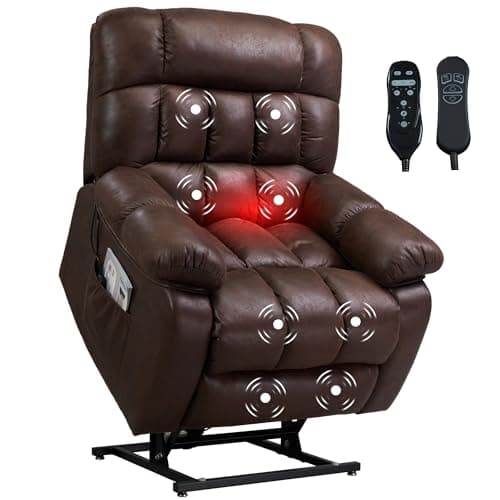 FLEXISPOT XL51 Dual Motor Lift Recliner Chair for Elderly Brown  
FLEXISPOT XL51 Lay Flat Recliner with Massage & Heat for Elderly Brown  
FLEXISPOT XL51 Electric Recliner Sofa with USB Ports for Living Room Bedroom Brown