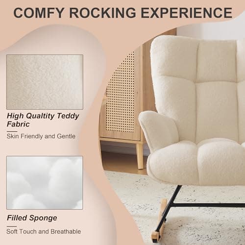 Teddy Upholstered Nursery Rocking Chair