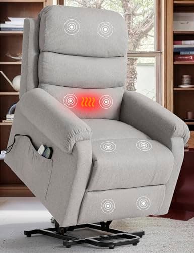 Power Lift Recliner Chair for Elderly with Heat and Massage