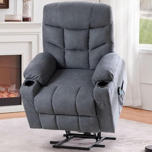 Esright Electric Lift Chair for Elderly with Heated Massage and USB Charge Port  
Esright Heavy Duty Electric Recliner with Side Pockets and Cup Holders for Elderly  
Esright Electric Lift Chair for Elderly with Heated Vibration Massage and Side Pock
