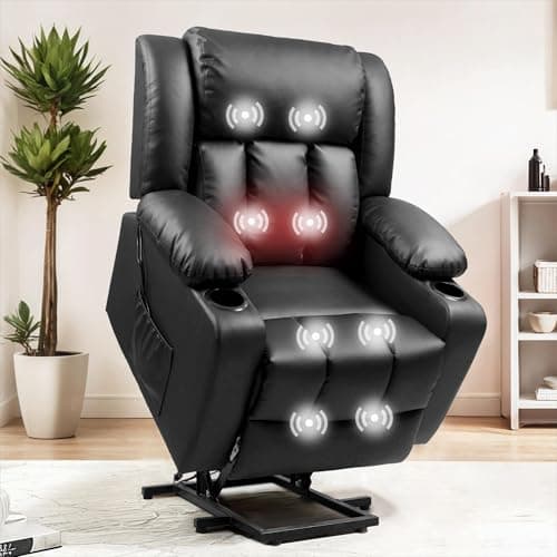 FLEXISPOT XL31 Electric Lift Chair for Elderly with Massage & Heat
FLEXISPOT XL31 Power Lift Recliner Chair with Massage & Heat for Living Room
FLEXISPOT XL31 Recliner Chair with Massage & Heat for Elderly in Black Medium Size