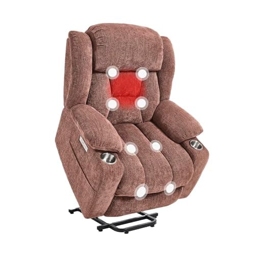 FLEXISPOT XL51 Dual Motor Lift Recliner Chair for Elderly Brown  
FLEXISPOT XL51 Lay Flat Recliner with Massage & Heat for Elderly Brown  
FLEXISPOT XL51 Electric Recliner Sofa with USB Ports for Living Room Bedroom Brown