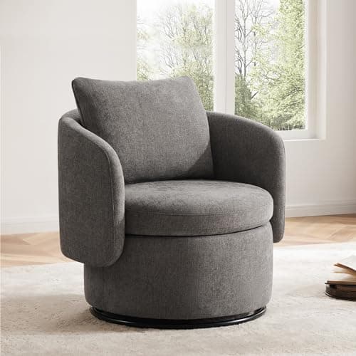 Modern Swivel Storage Chair for Living Room and Bedroom