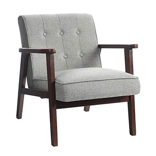 SONGMICS Mid-Century Modern 2 Seater Loveseat Sofa, Sand Beige, 51.2-Inch Wide Seat