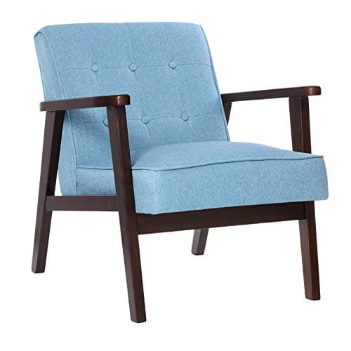 SONGMICS Mid-Century Modern 2 Seater Loveseat Sofa, Sand Beige, 51.2-Inch Wide Seat