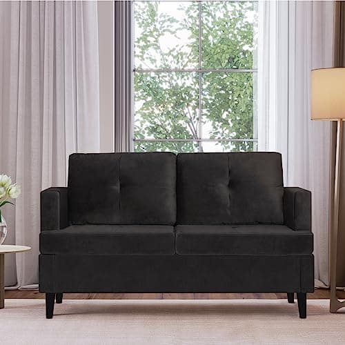 Milliard Small Velvet Loveseat for Small Spaces