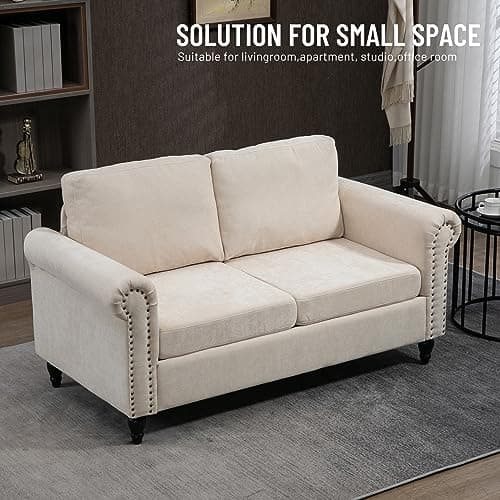 57'' Loveseat Sofa Couch for Small Spaces