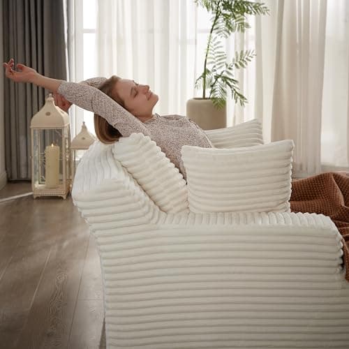Cozy Cloud Chaise Lounge Chair for Living Room, 49.2 Wide