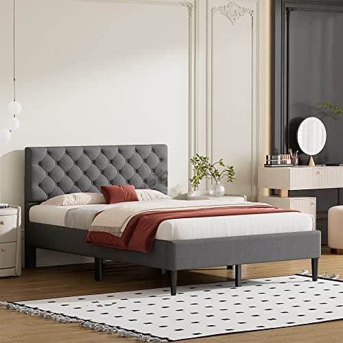 Upholstered Daybed with Trundle, Drawers, and Wood Slat Support Frame - Grey