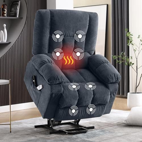 Power Lift Recliner Chair with Vibration Massage for Elderly Living Room  
Electric Lift Recliner with Lumbar Heating for Elderly Living Room  
Electric Lift Recliner Single Sofa with Side Pocket for Elderly Living Room