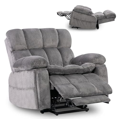 Dual Motor Power Lift Recliner Chair with Heat and Massage for Elderly
| Extra Wide Zero Gravity Recliner Chair with Cupholder Storebox for Seniors
| Lay Flat Recliner Chair for Elderly with USB Ports and Type C Ports