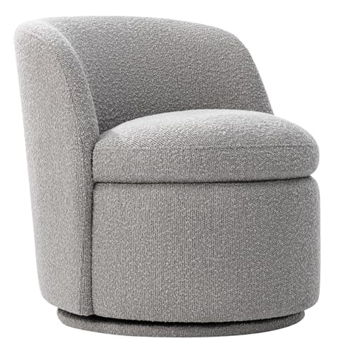 CHITA FSC Certified Boucle Accent Chair, Comfortable for Living Room, Cream