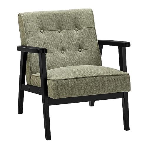 SONGMICS Mid-Century Modern 2 Seater Loveseat Sofa, Sand Beige, 51.2-Inch Wide Seat