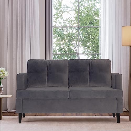 Milliard Small Velvet Loveseat for Small Spaces